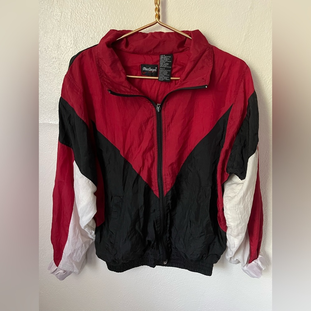 Macgregors vintage color block windbreaker jacket